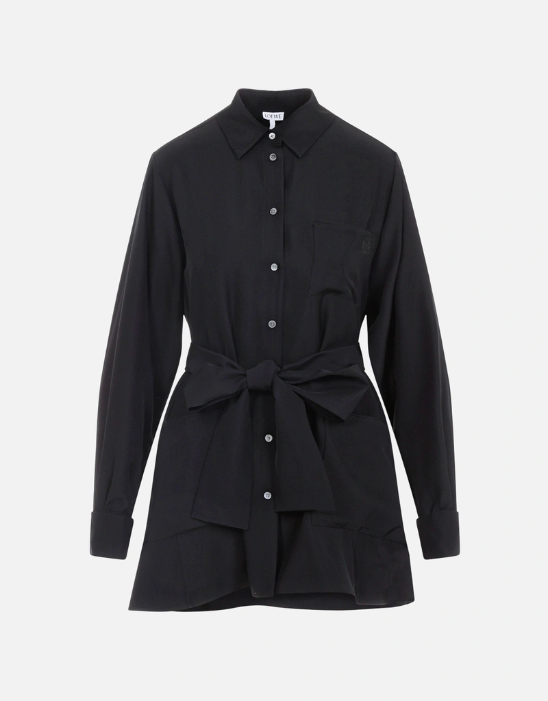 Loewe ベルト付きシルクブラウス (トップス) IFCHIC.COM