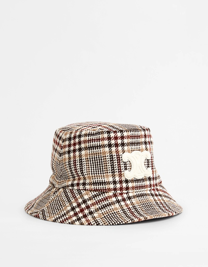 セリーヌ　トリオンフ　Bucket Hat in Wool バケットハット Celine Triomphe Wool Bucket Hat (ぼうし) IFCHIC.COM