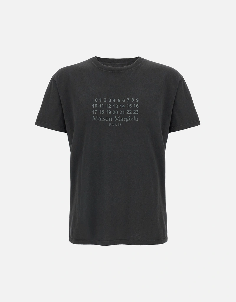 MM6 Maison Margiela コットン ロゴ 入り  Tシャツ MM6 Maison Margiela コットン ズームロゴ Tシャツ 【公式通販】