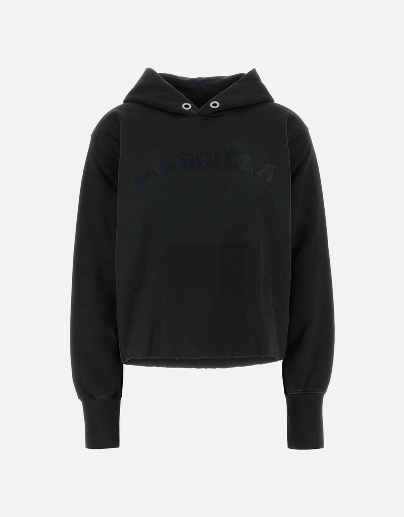 Maison Margiela コットンロゴ刺繍フーディー (すべての新品) IFCHIC.COM Maison Margiela コットンロゴ刺繍フーディー (すべての新品) IFCHIC.COM