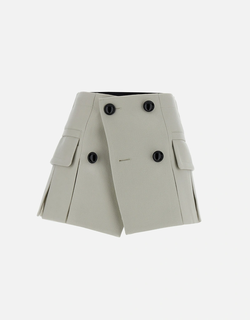 Sacai Melton Wool Skort () IFCHIC.COM
