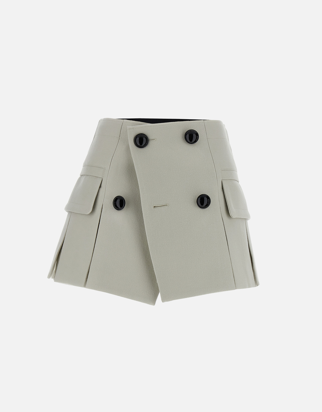 Sacai Melton Wool Skort - 1　Sacai メルトンウールエプロン - 1 Sacai