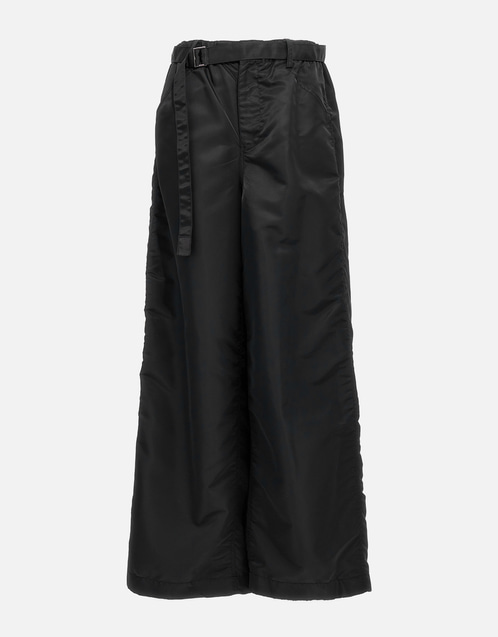 Sacai ナイロンツイルワイドレッグパンツ () IFCHIC.COM