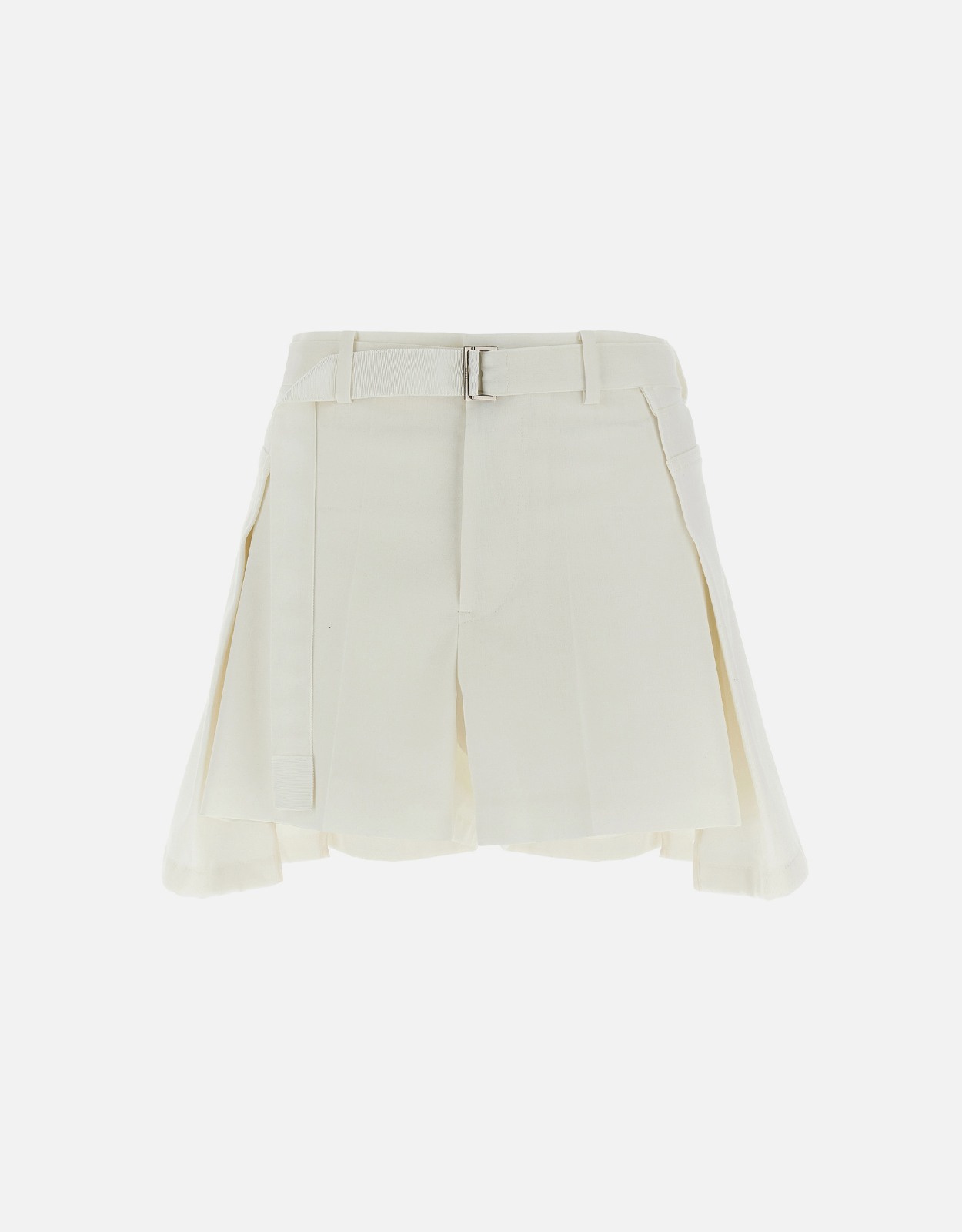 Sacai ウールブレンドインサートワイドレッグショーツ () IFCHIC.COM