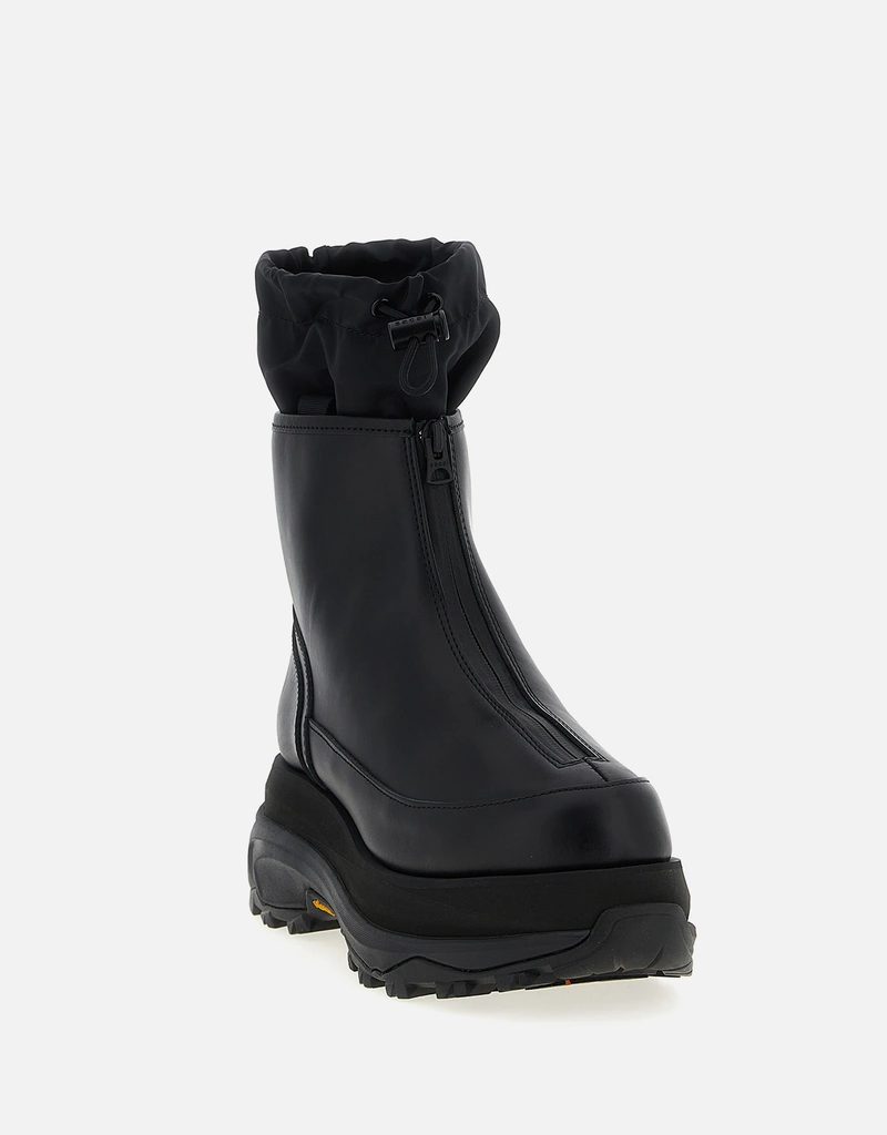 Sacai ラバー ジップアップ アンクルブーツ () IFCHIC.COM