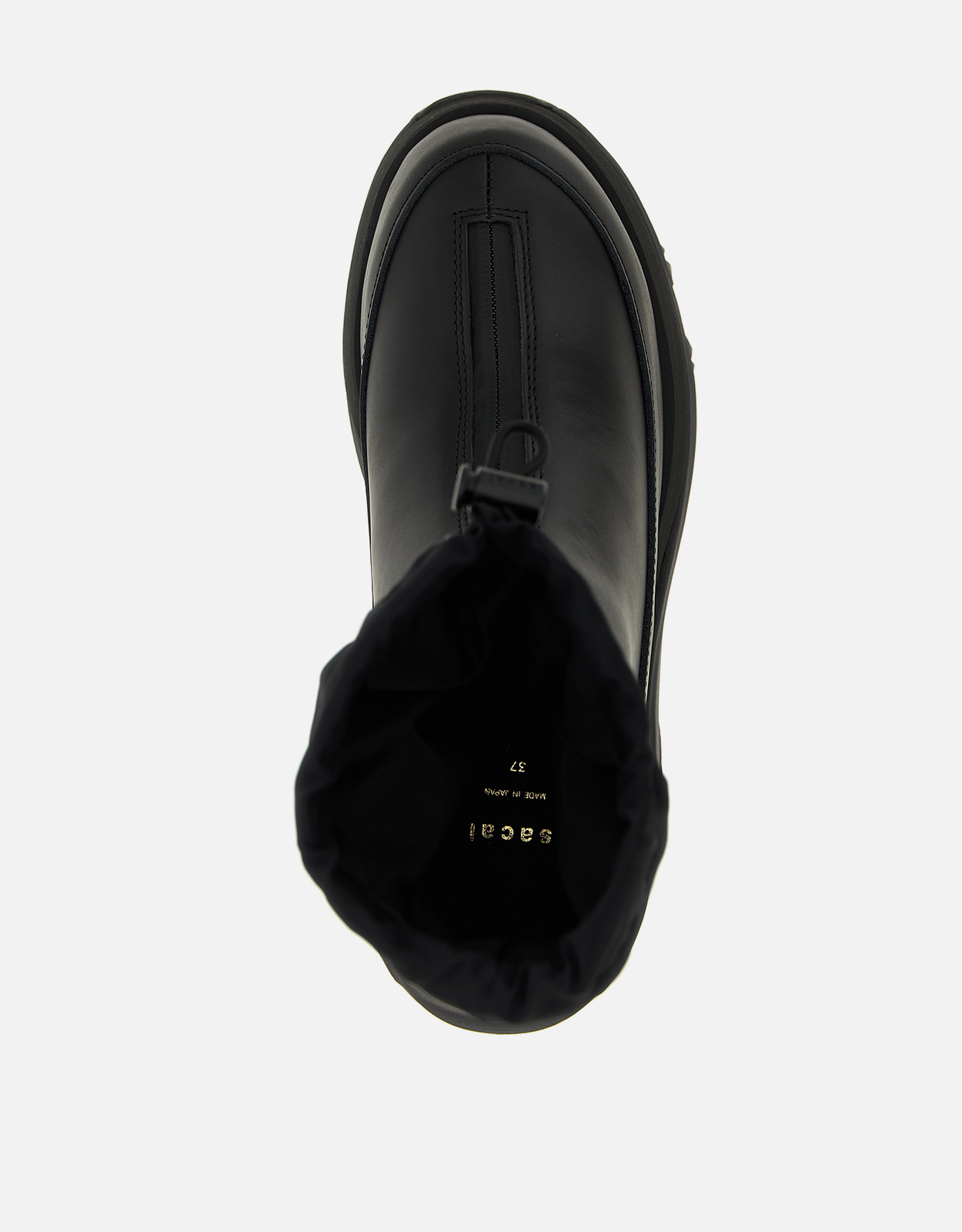 Sacai Rubber Zip Up Ankle Boots () IFCHIC.COM