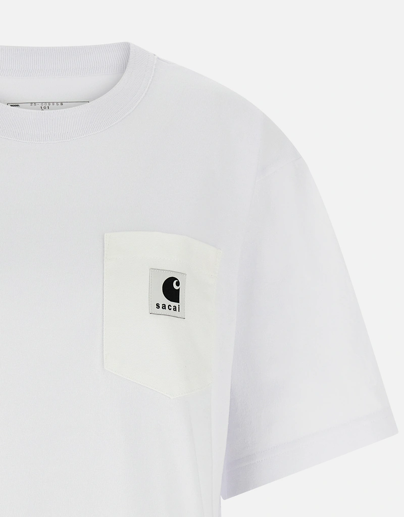 Sacai Carhartt Wip Cotton T-Shirt (All New In) IFCHIC.COM