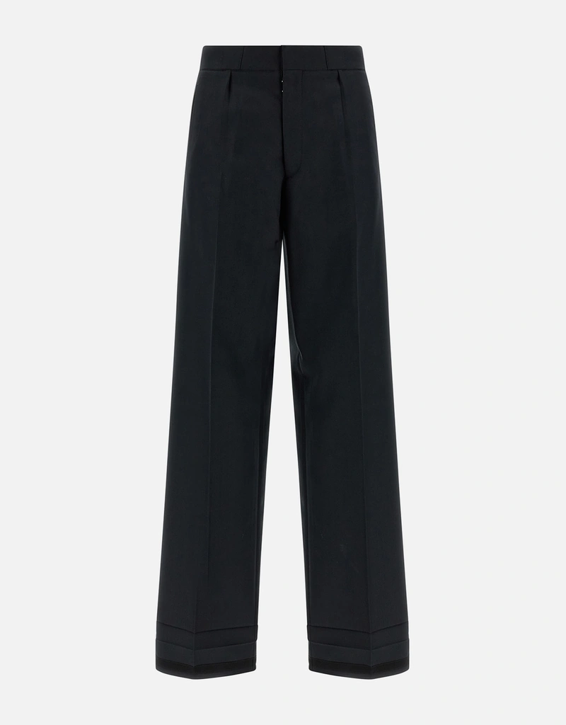 Maison Margiela テーラードウールブレンドストレートレッグパンツ