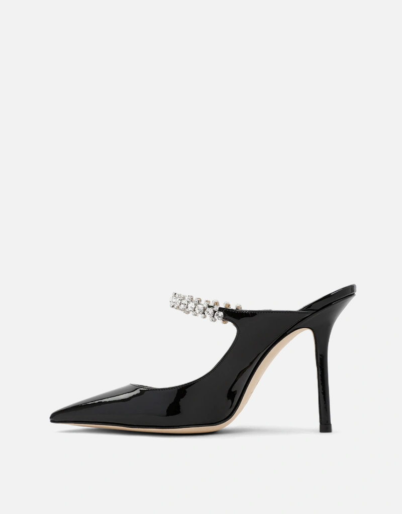 JIMMY CHOO ビング100パテントレザーハイヒールサンダル (すべての新品