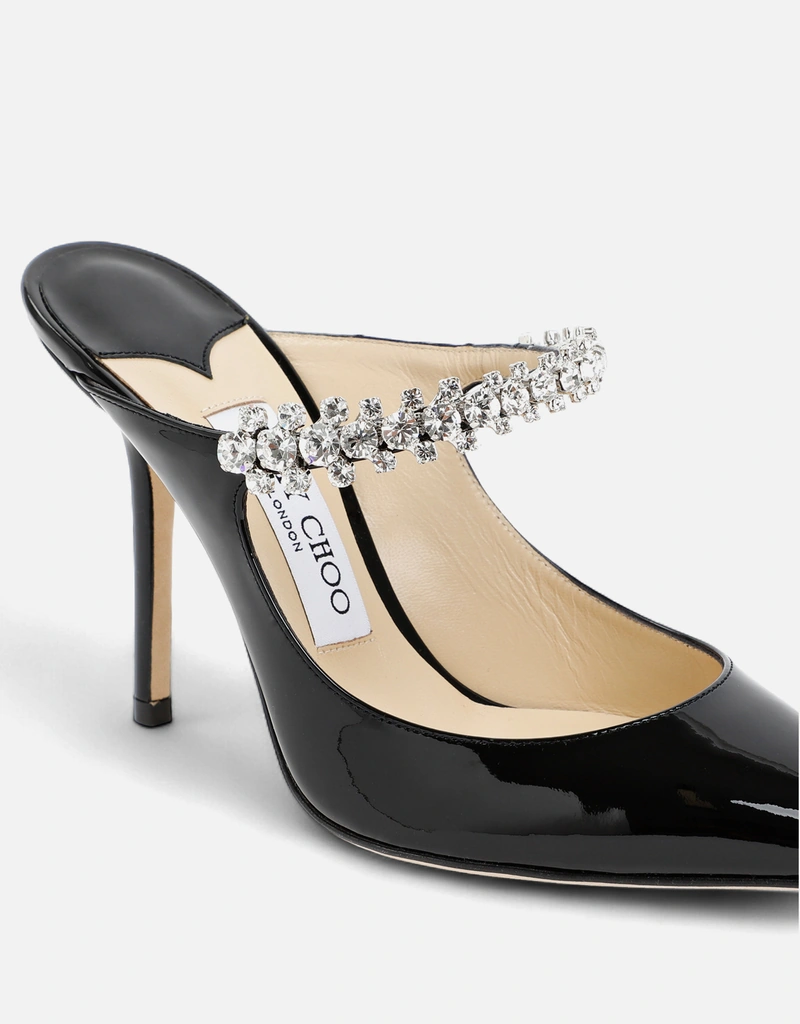 JIMMY CHOO ビング100パテントレザーハイヒールサンダル (すべての新品