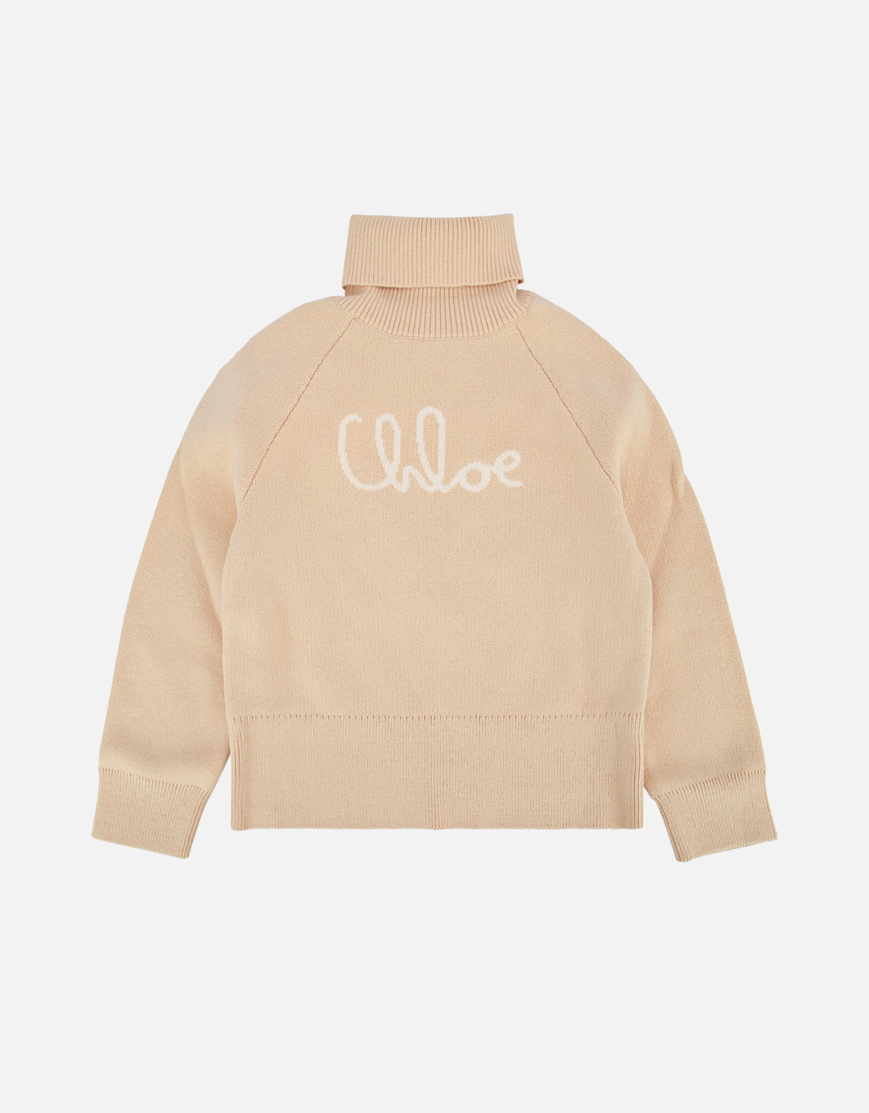 Chloé Kids Logo Turtleneck Sweater (All New In) IFCHIC.COM