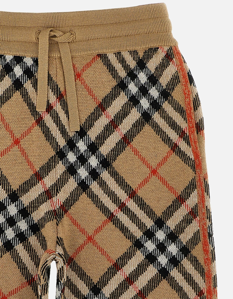 Burberry Kids ウールジョガーパンツ (すべての新品) IFCHIC.COM