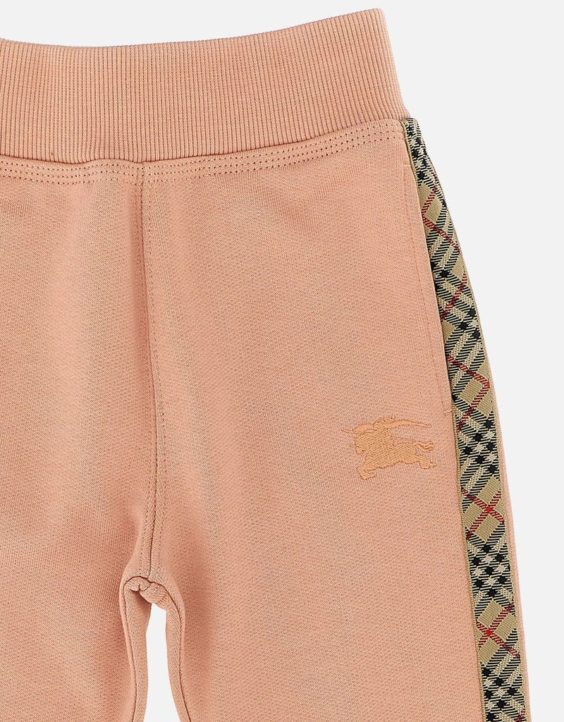 Burberry Kids Kids Jackson Check Tape Cotton Joggers (All New In