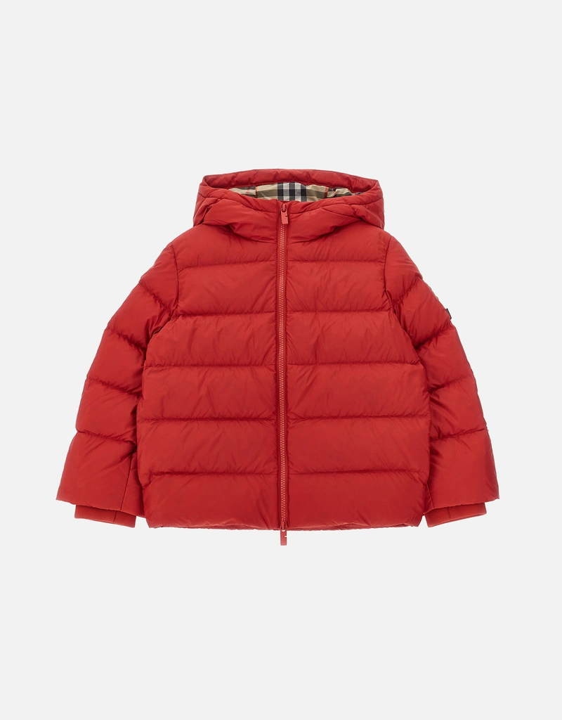 Burberry Kids キッズ Juno キルティング ナイロン ガチョウダウン