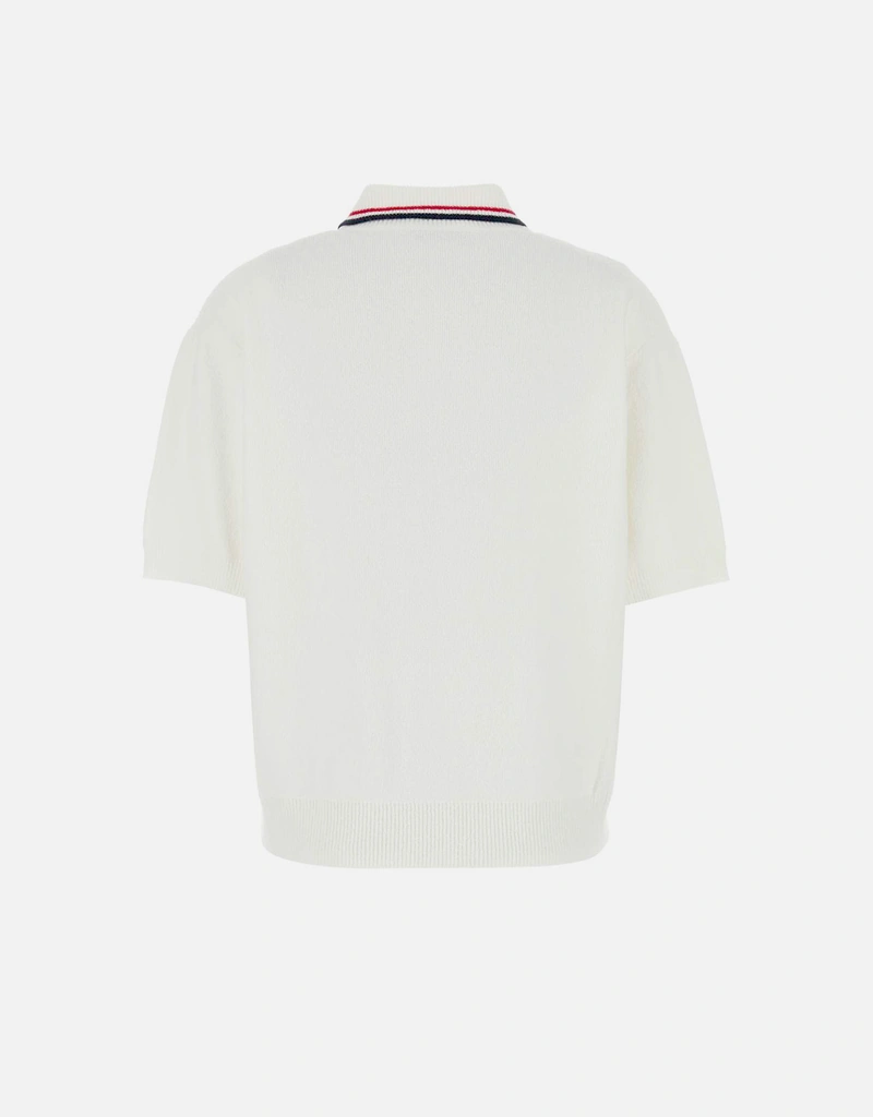 Miu Miu コットンニットポロシャツ (すべての新品) IFCHIC.COM