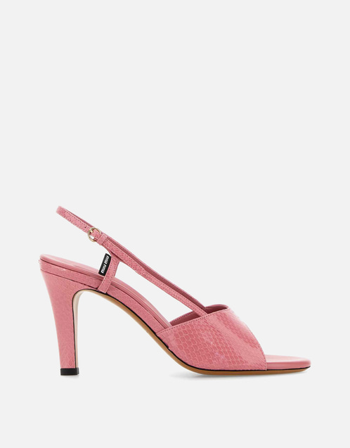 Miu Miu アヤーズレザー ハイヒールサンダル () IFCHIC.COM