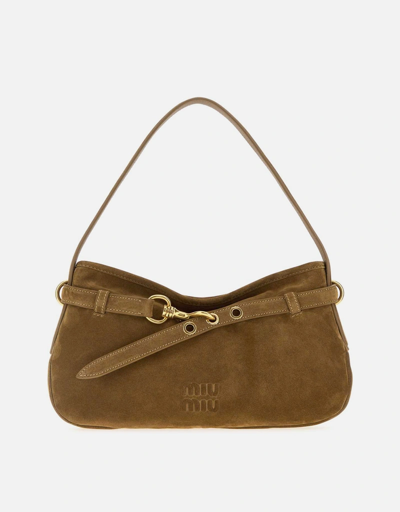 Miu Miu アベンチャースエードショルダーバッグ () IFCHIC.COM