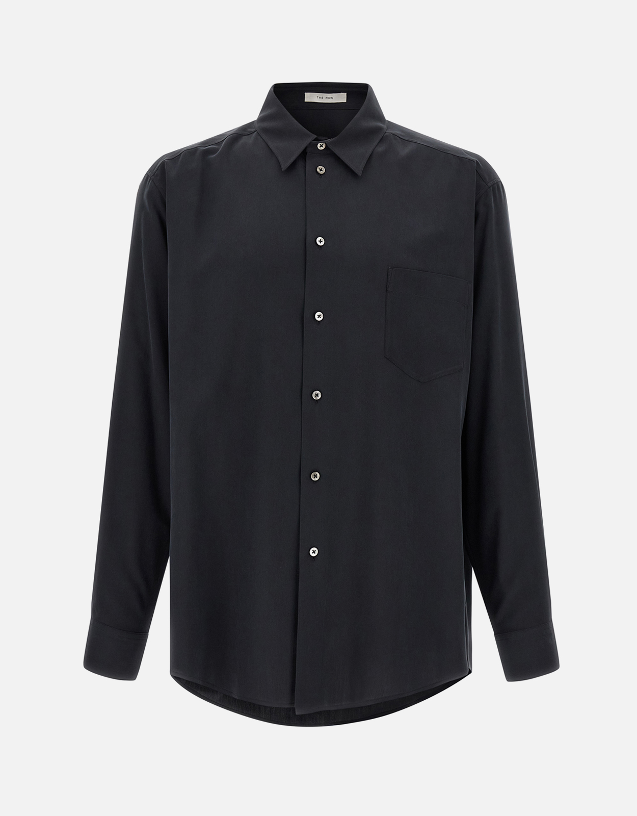 The Row メンズ Briar シルク リラックスフィット シャツ (すべての