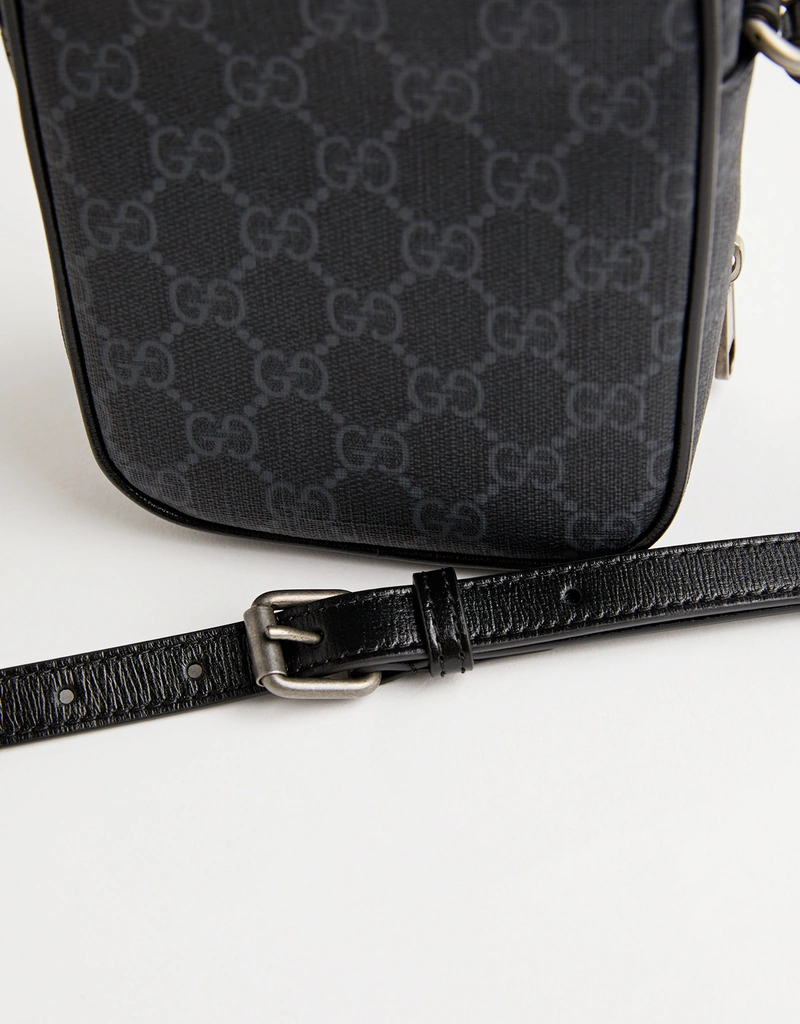 Gucci インターロッキングGミニキャンバスクロスボディバッグ