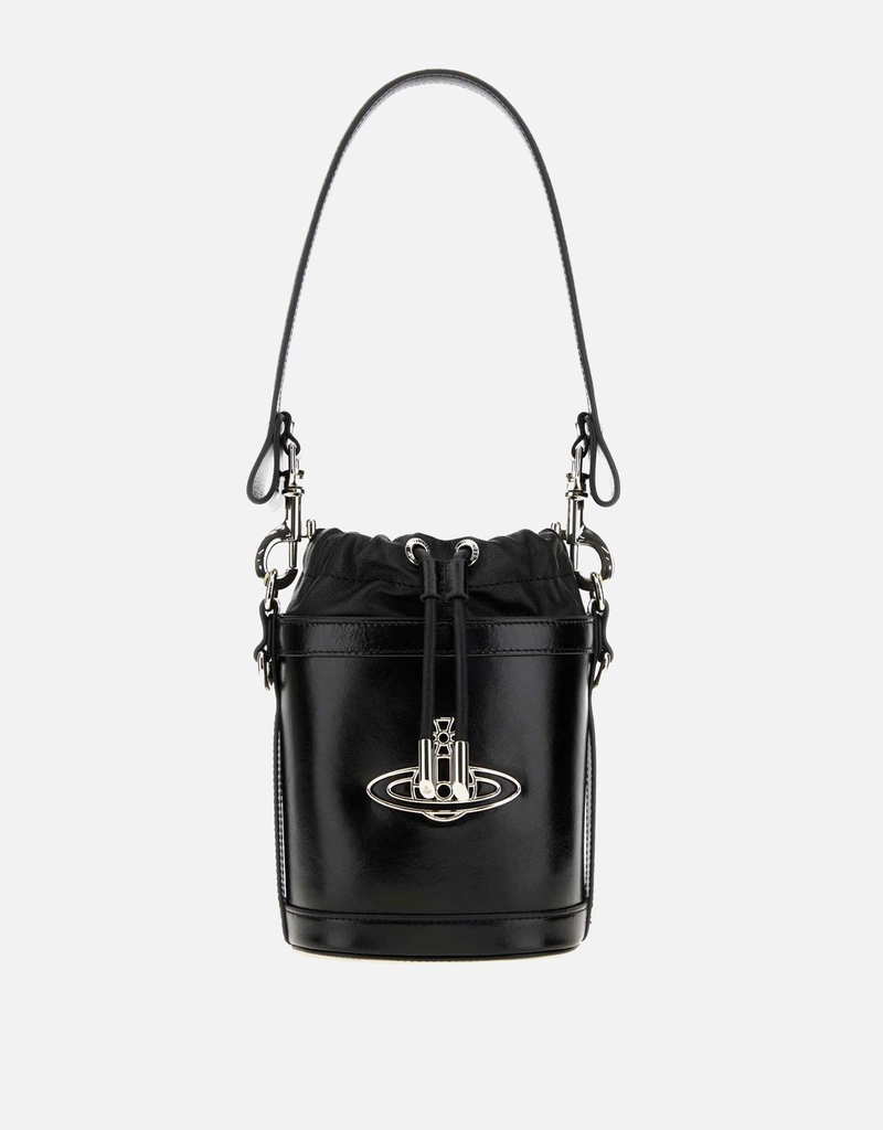 Vivienne Westwood キティスモールナッパカーフレザーバケットバッグ