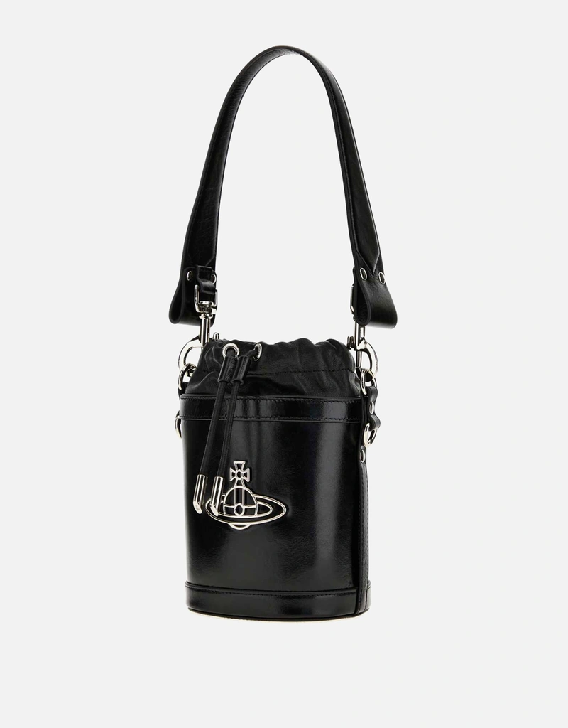Vivienne Westwood キティスモールナッパカーフレザーバケットバッグ