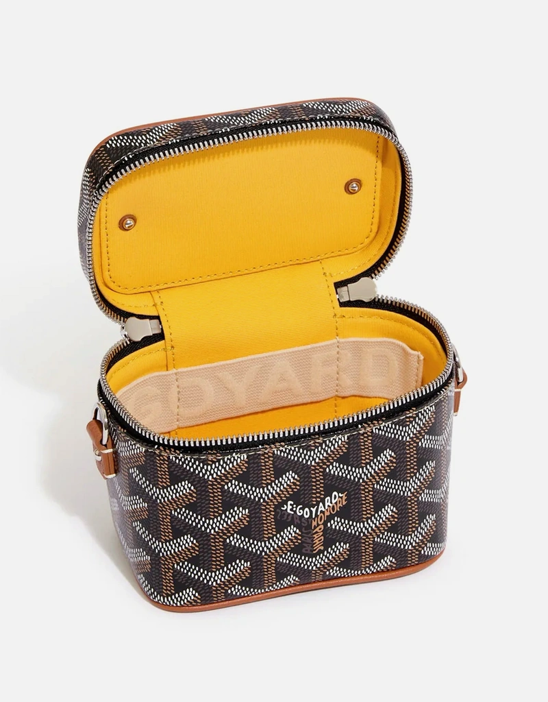 GOYARD ケース ブラック・ブラウン イエローファスナー GOYARD ケース ブラック・ブラウン イエローファスナー 楽天市場