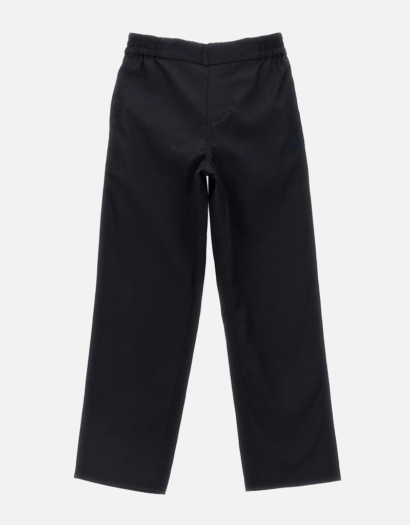 Burberry Kids Cotton Blend Straight-Leg Pants (すべての新品