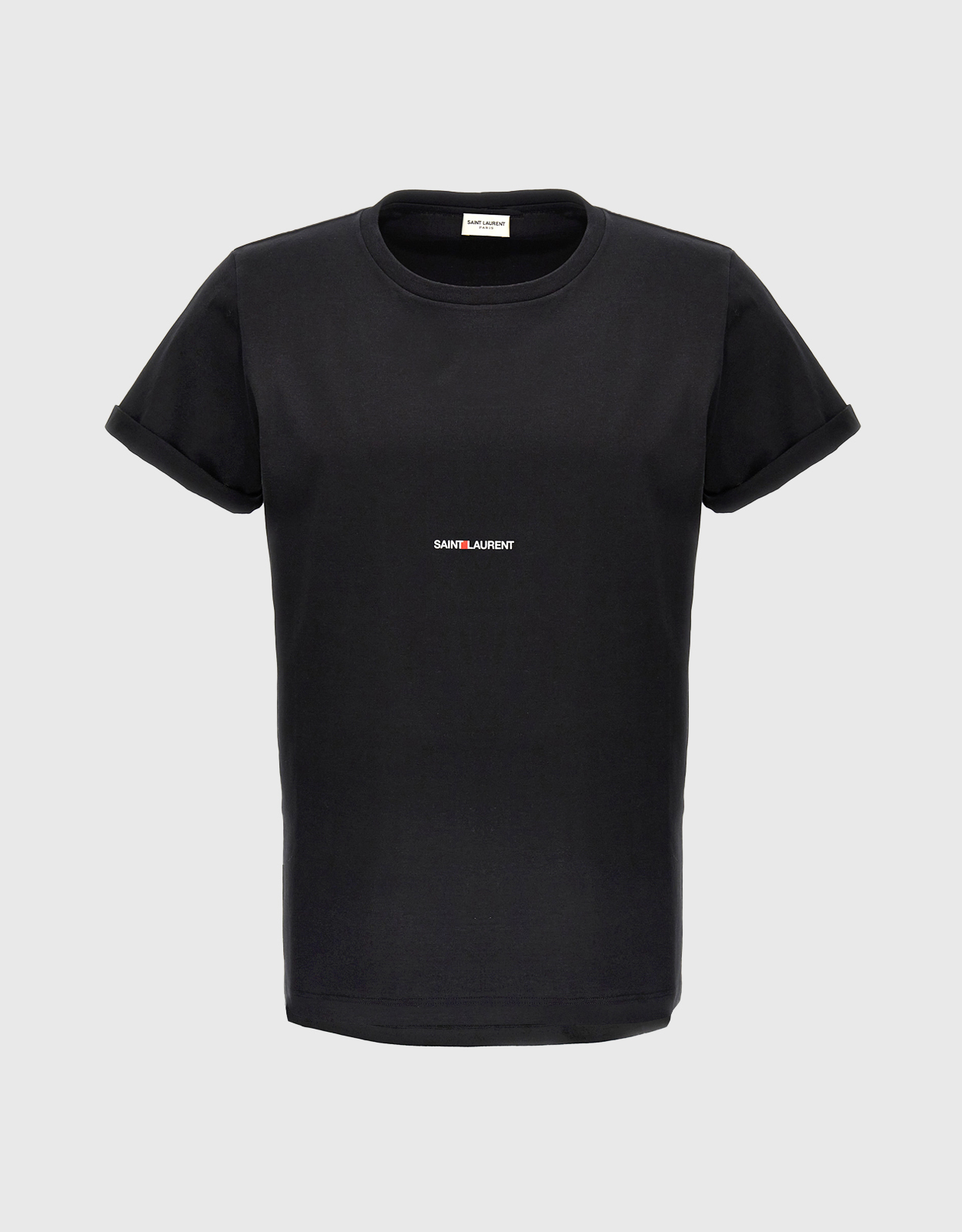 Saint Laurent メンズコットンクルーネックTシャツ (トップス＆Tシャツ