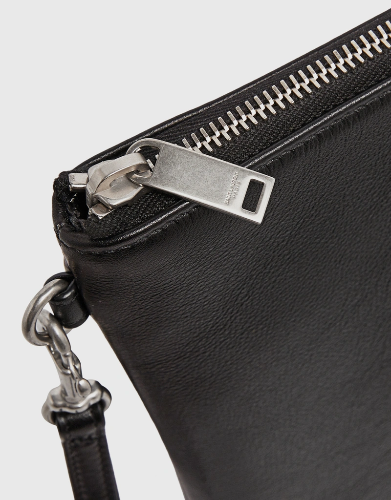Saint Laurent メンズリヴゴーシュスムースレザージップポーチ
