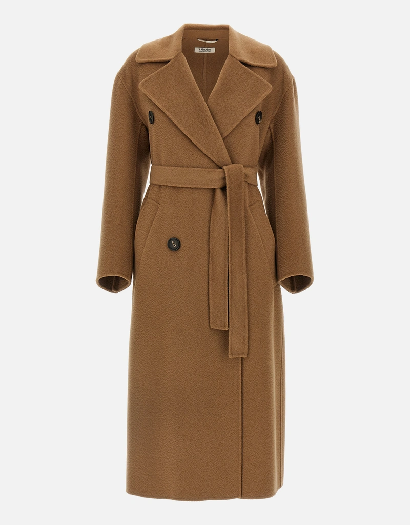 S Max Mara Dalila Virgin Wool Cashmere Long Coat (All New In