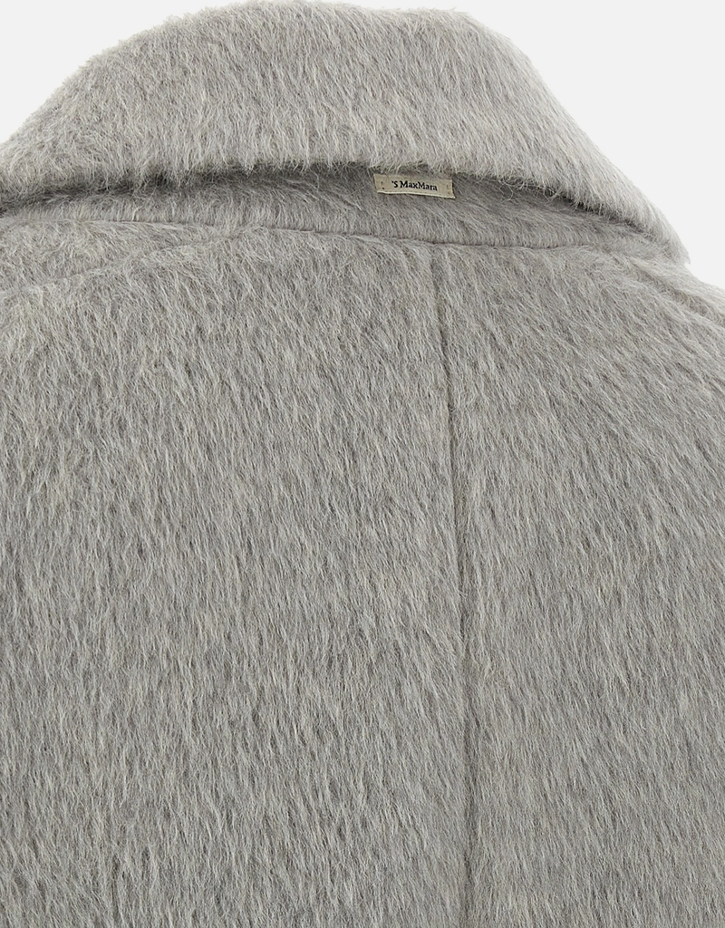 Max Mara ロングコート カシミア100％ グレー 42サイズ カシミヤ Max Mara(マックスマーラ) コート(レディース) - ブランド