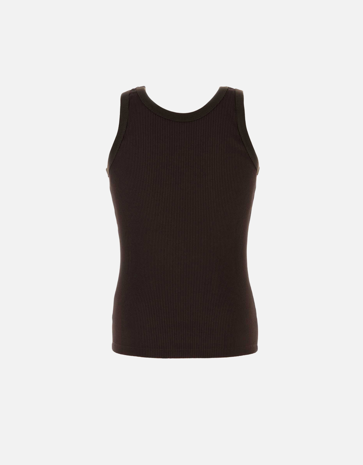 Fendi メンズ ブラウン ストレッチナイロン タンクトップ () IFCHIC.COM