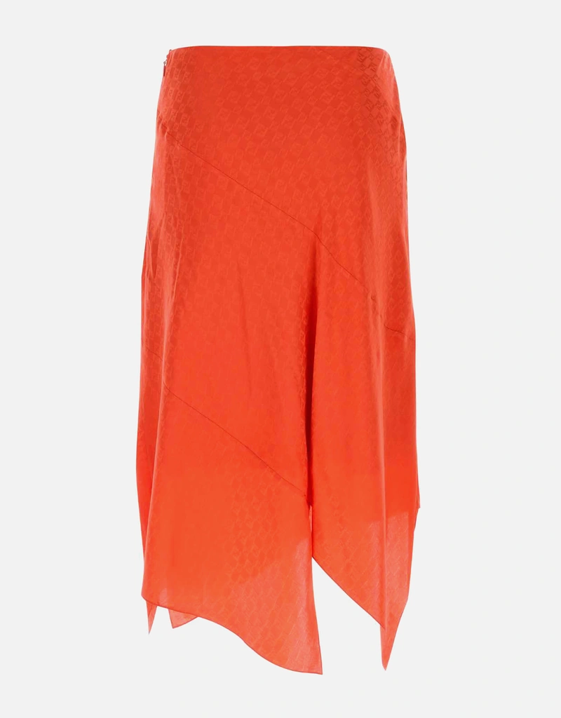 Fendi コーラルシルクミディスカート (すべての新品) IFCHIC.COM