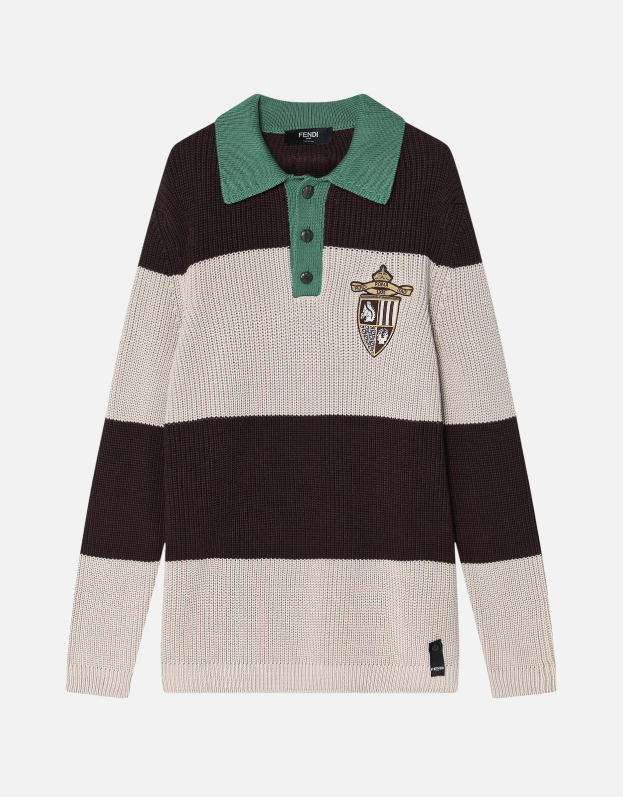 か*い様 FENDIポロシャツ ポロシャツ コットン ブラック | Fendi