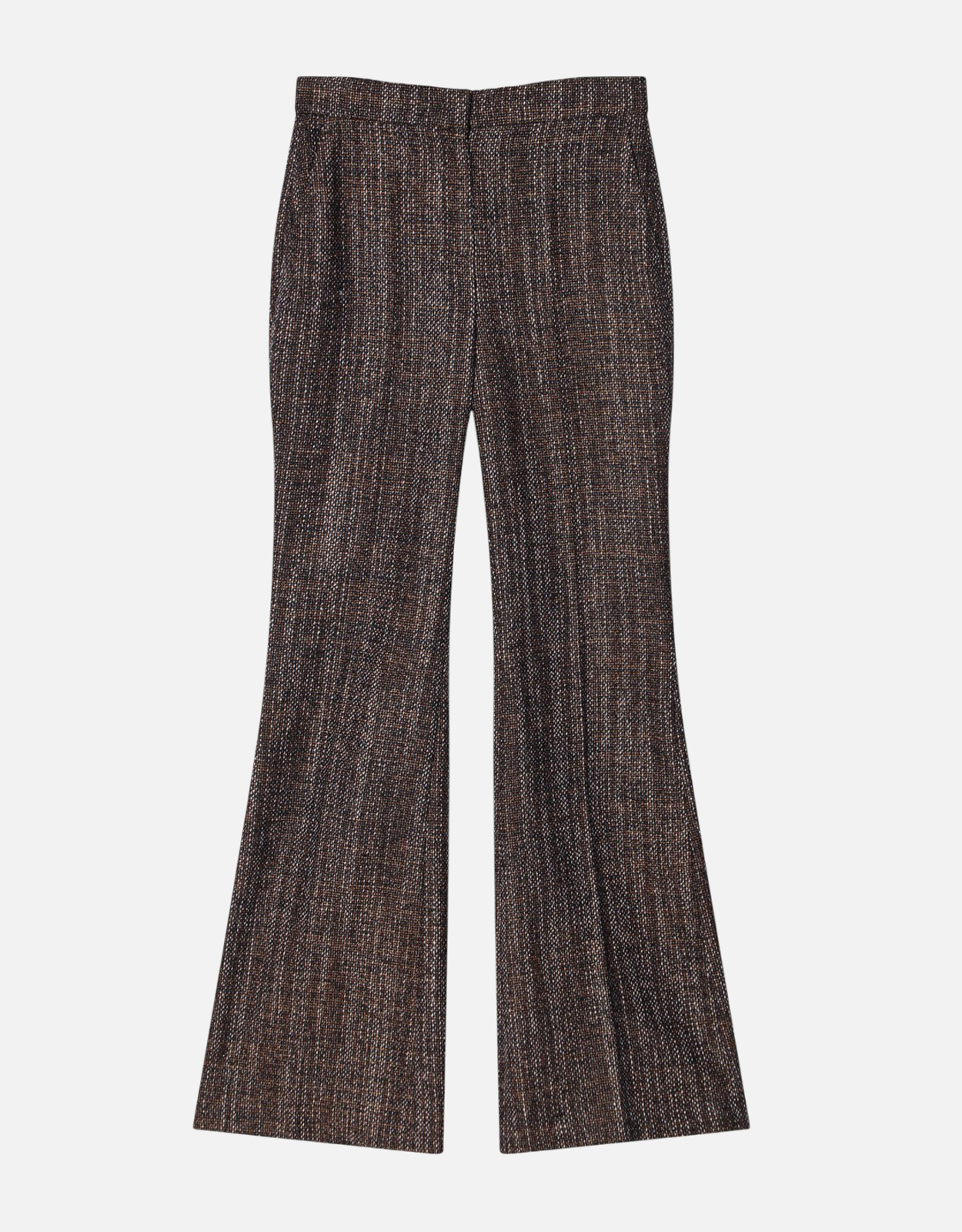 Fendi Rust wool and alpaca trousers - IT 42