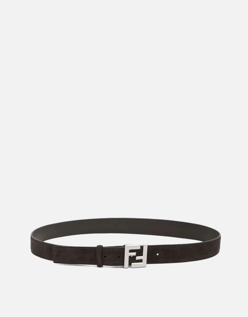 Fendi メンズ ダークブラウンスエードベルト (すべての新品) IFCHIC.COM