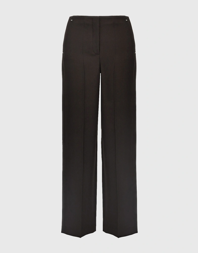 Fendi Wool Pleated Wide-Leg パンツ (パンツ) IFCHIC.COM