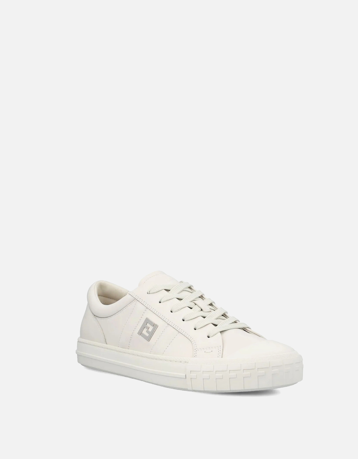 Fendi メンズホワイトレザードミノスニーカー () IFCHIC.COM
