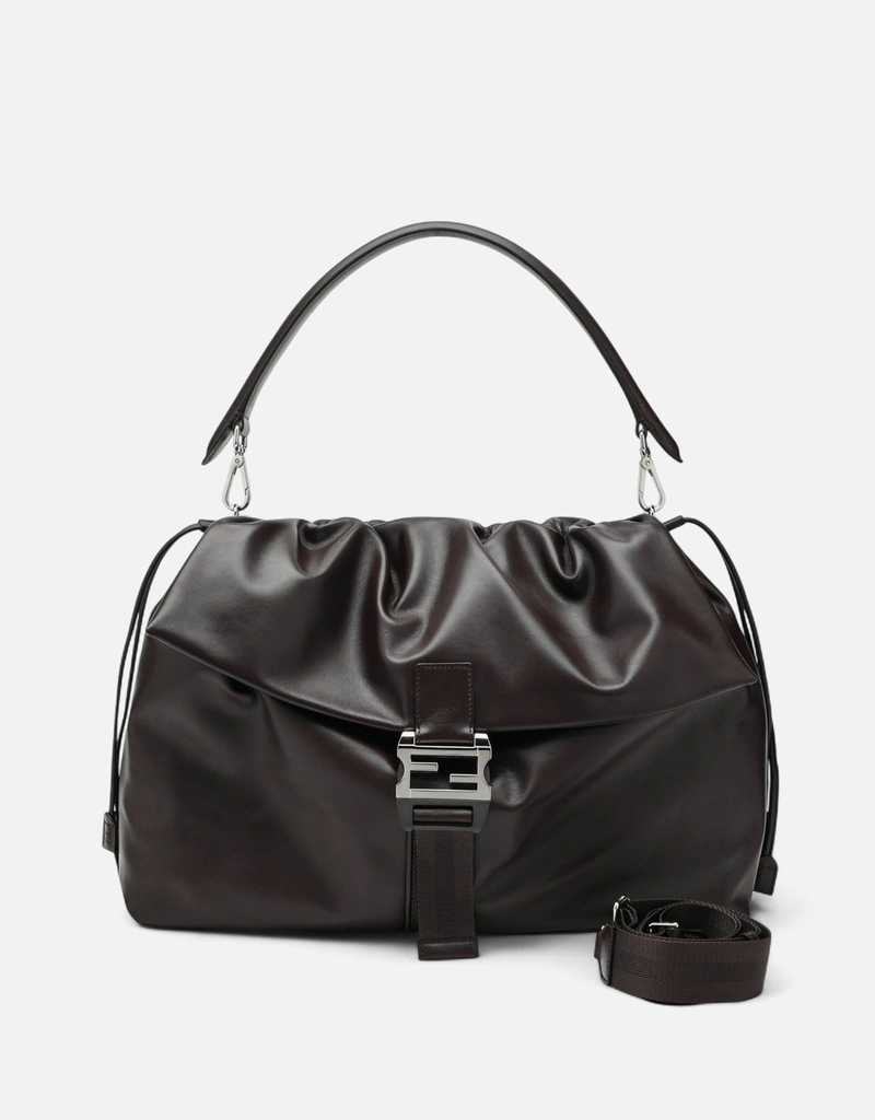Fendi メンズフラックスマキシスムースカーフスキンレザー