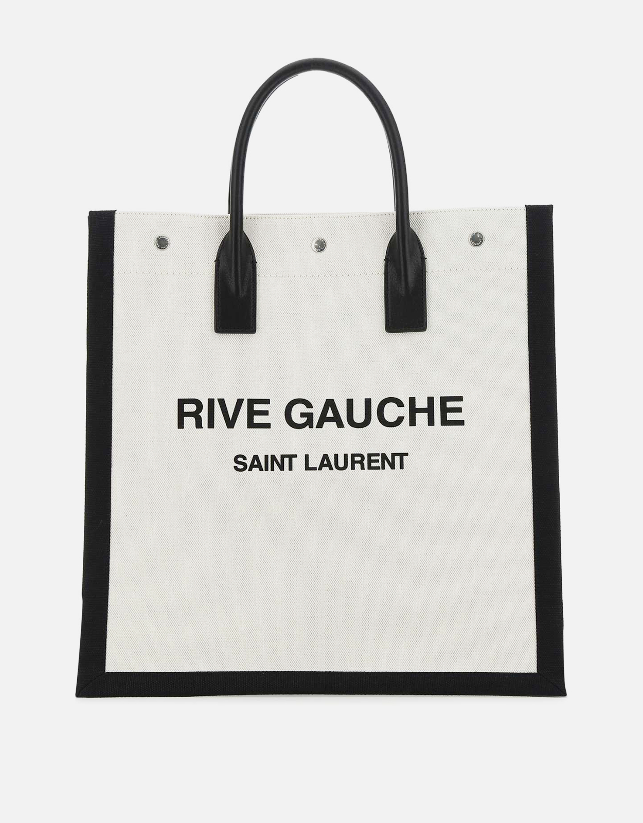 Saint Laurent Saint Laurent Men's Two-tone Linen Shopping Bag　サンローラン メンズ ツートーン リネン ショッピング バッグ