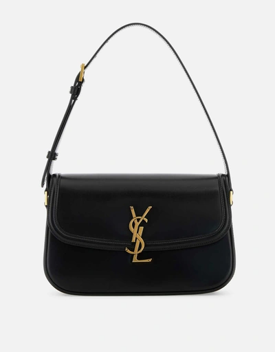 Box Leather Adjustable Strap Small Shoulder Bag