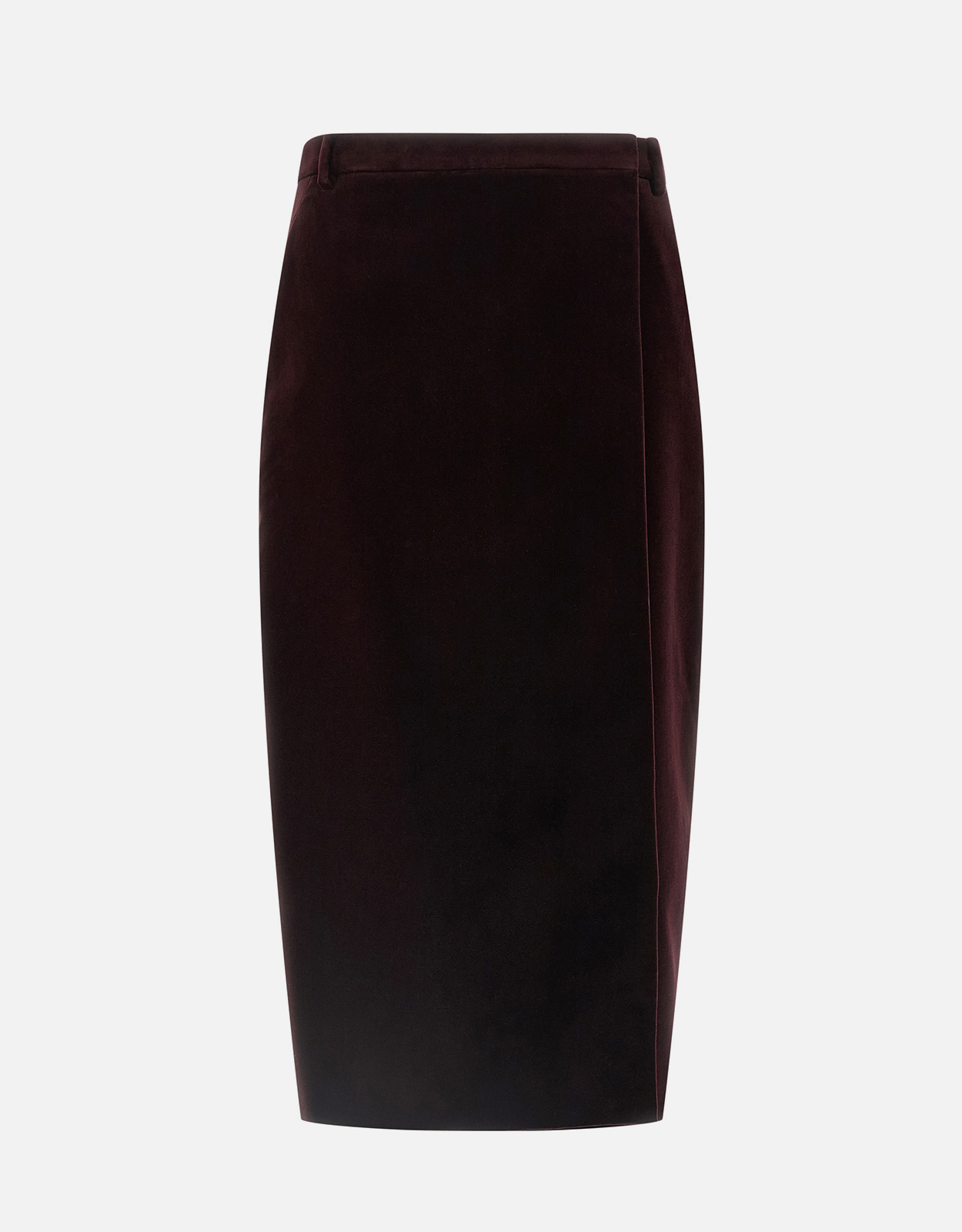 Saint Laurent Saint Laurent Midi Wrap Skirt In Cotton Velvet - FR 30　サンローラン ミディ ラップ スカート コットン ベルベット - FR 30