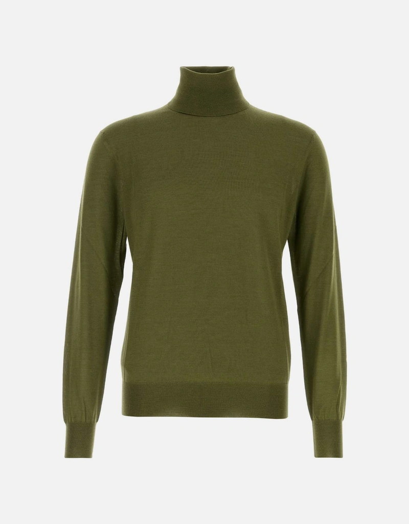 Saint Laurent メンズカシミヤウールシルクタートルネックセーター