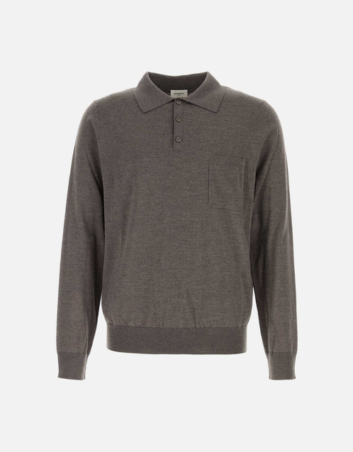 Saint Laurent メンズ ウールポロシャツ (すべての新品) IFCHIC.COM