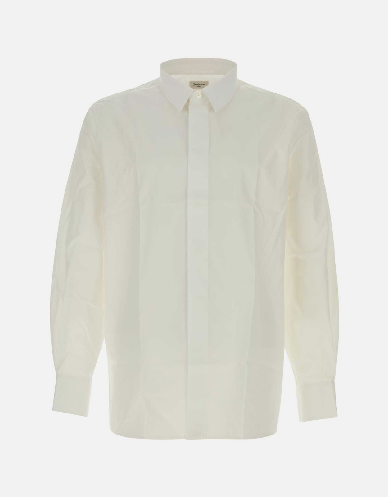 Saint Laurent メンズ カッサンドル コットンポプリンシャツ (すべての