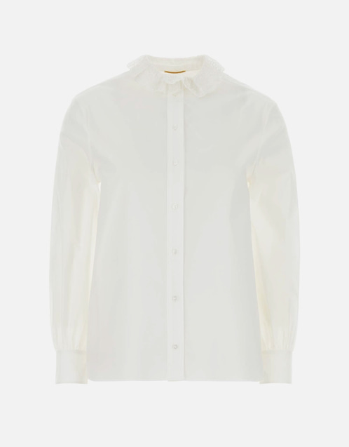 もも。SAINT LAURENT コットンポプリンシャツ新品同様38 Saint Laurent コットンポプリンシャツ (すべての新品) IFCHIC.COM