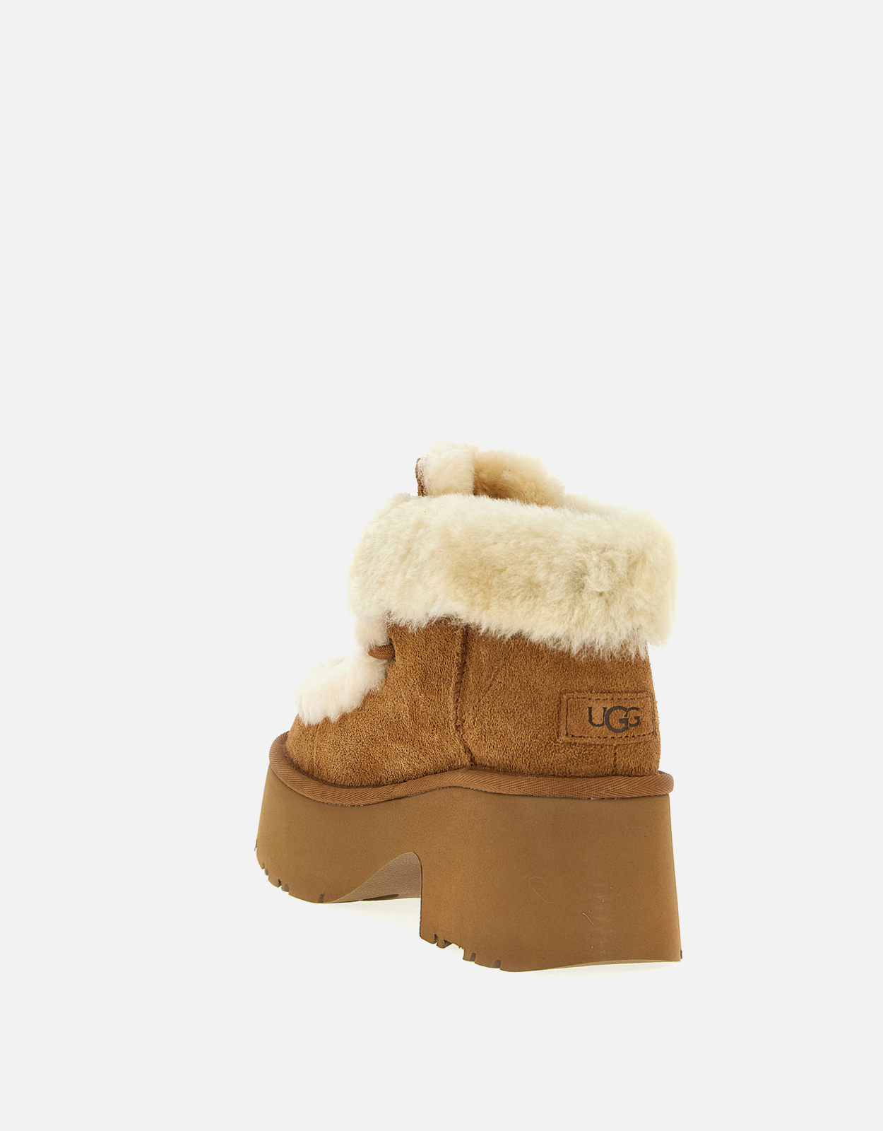 Ugg Esmee Lace Up Suede Platform Ankle Boots () IFCHIC.COM