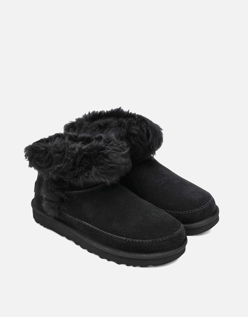 Ugg Black Classic Ultra Mini Chalet boots (All New In) IFCHIC.COM