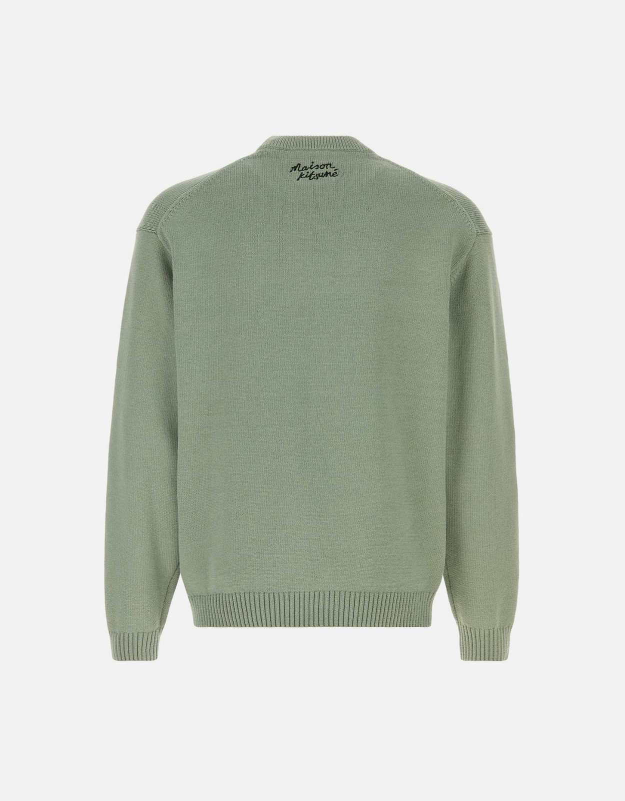 Maison Kitsuné Men's Cotton Blend Fox Embroidered Sweater (All New