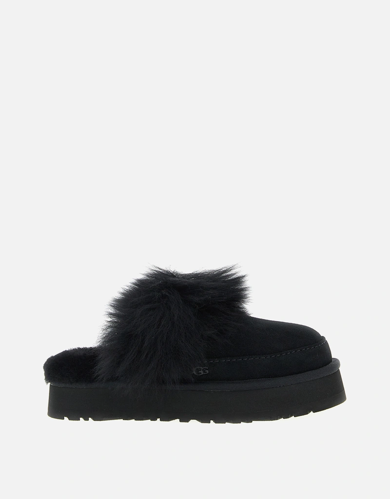 Ugg ディスケットシャレー スエード プラットフォーム スリッパ